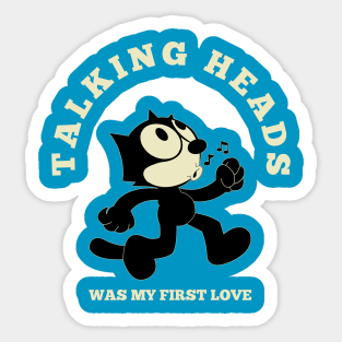 talking heads my first love Sticker